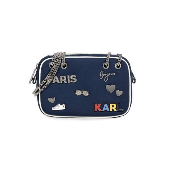 Karl Lagerfeld Paris Maurice Graphic Shoulder Bag - Picture 5 of 8